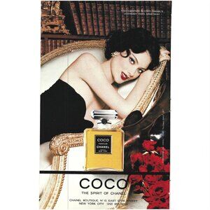 Coco Chanel Parfume Spirit Nyc Advertisement 2000s Print Ad